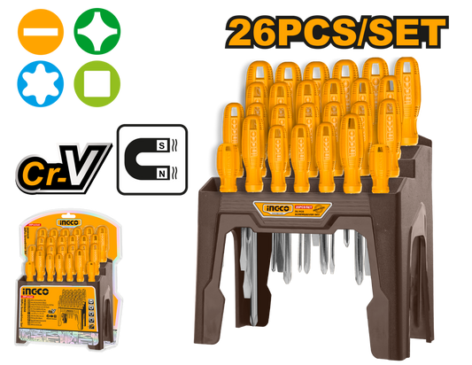 SCREWDRIVER SET 26 PIECE