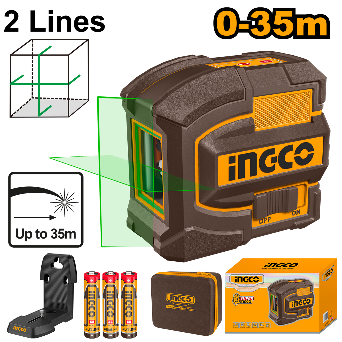 LEVEL LASER SELF LEVELING GREEN