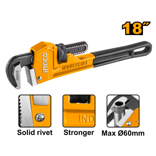 PIPE WRENCH 450MM