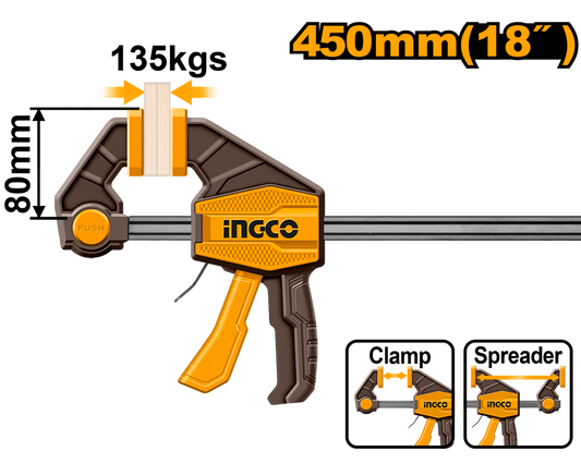 Quick Bar Clamp :80x450mm