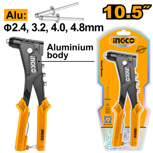 RIVETER HAND 270MM ALUM BODY