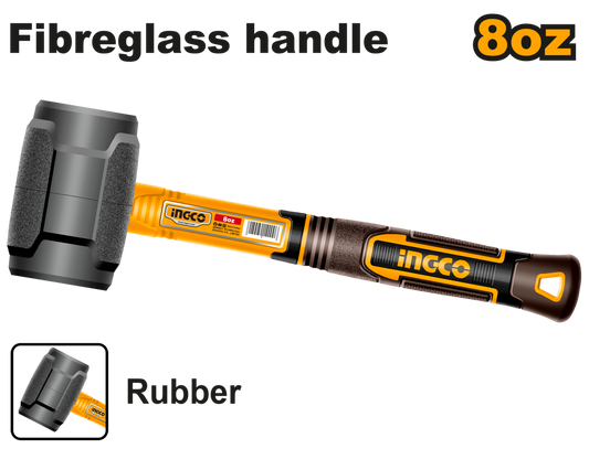 MALLET BLACK 220G F/GLASS HNDL