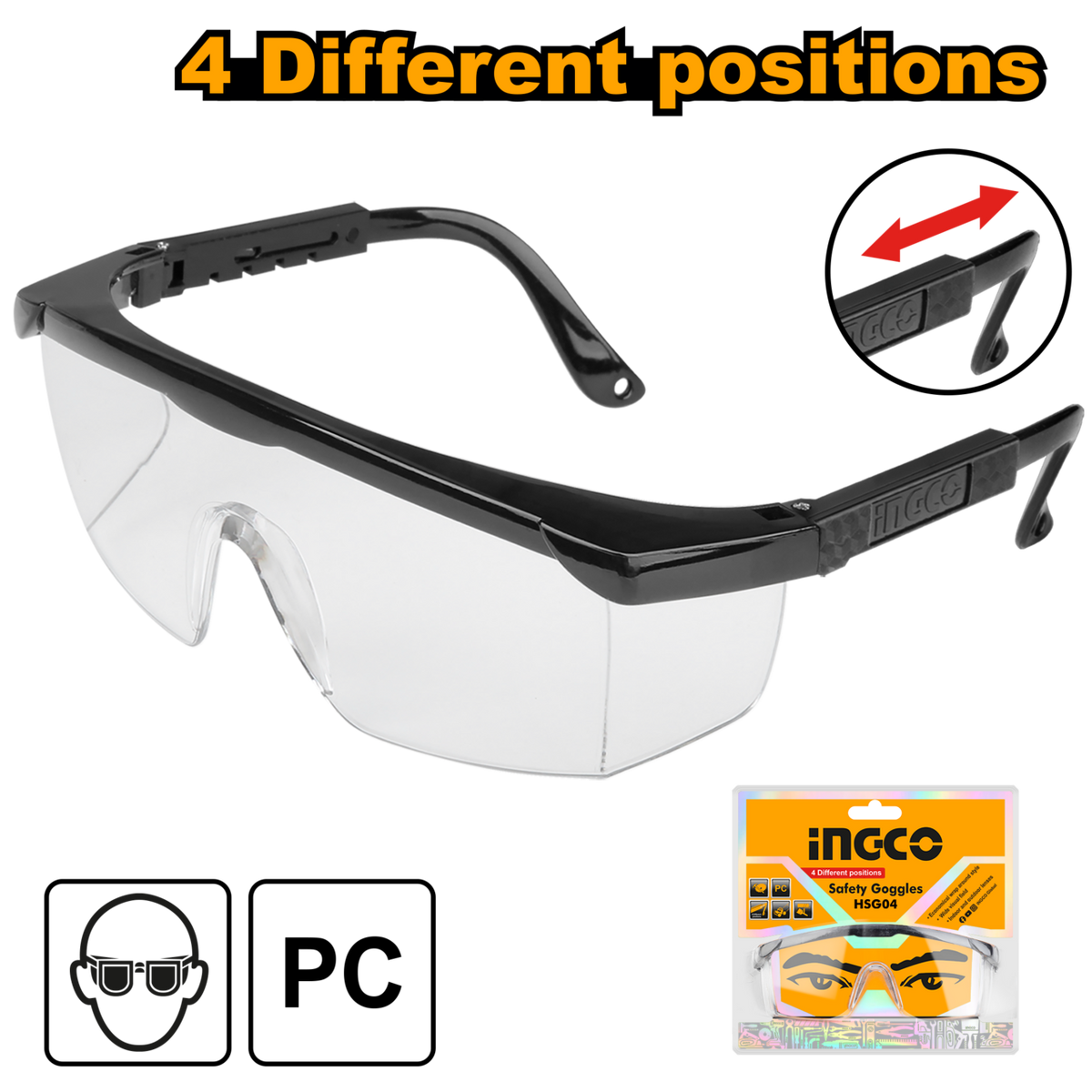 Safety Spectacles Adjustable