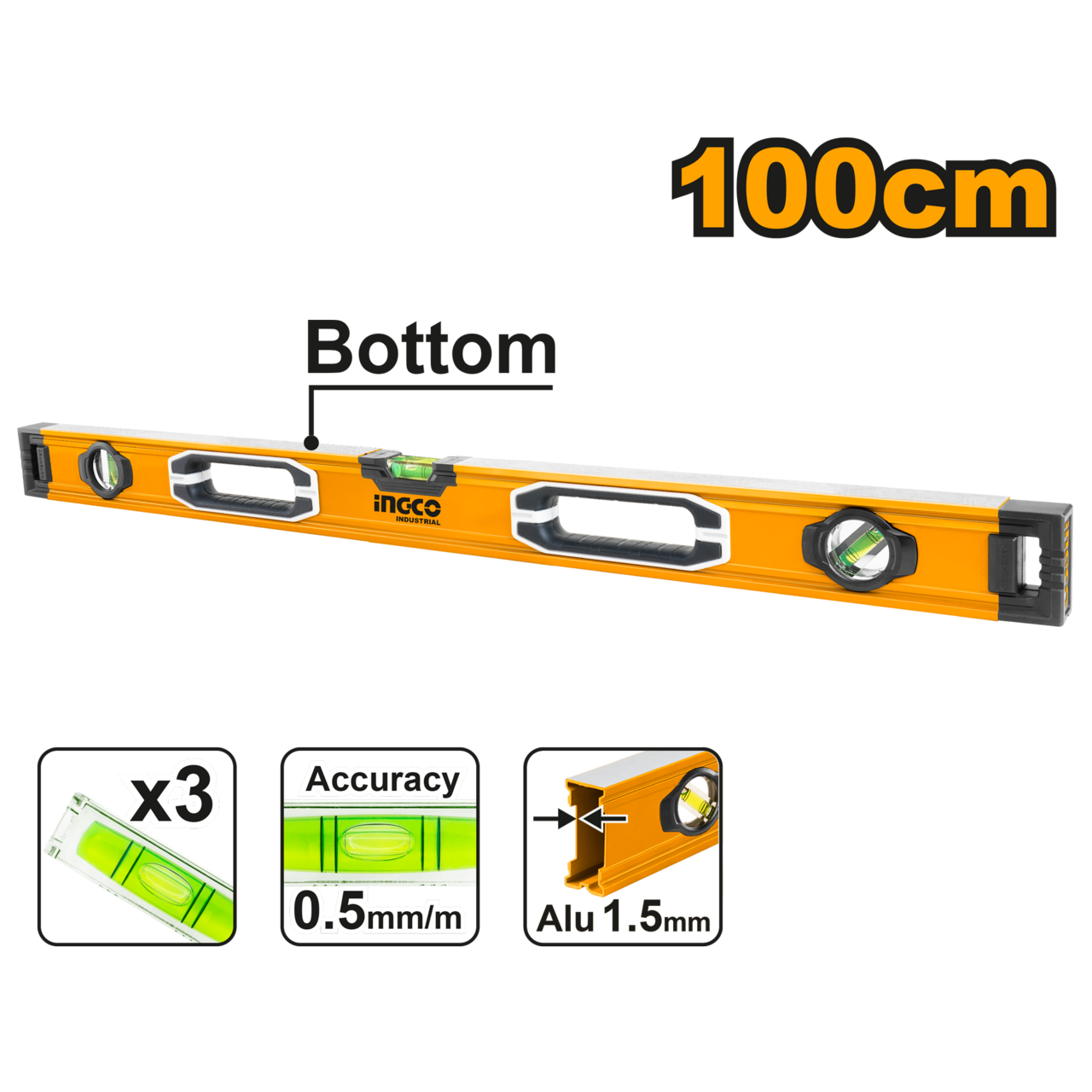 LEVEL ALUMINIUM 100CM