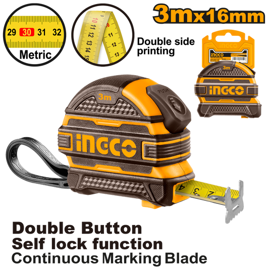 TAPE MEASURE R/CASE 3Mx16MM