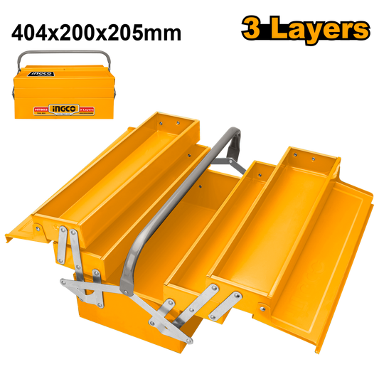 TOOL BOX 5 TRAY 400X200X195MM