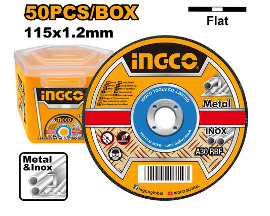 DISC CUT STEEL 115MM 50PC