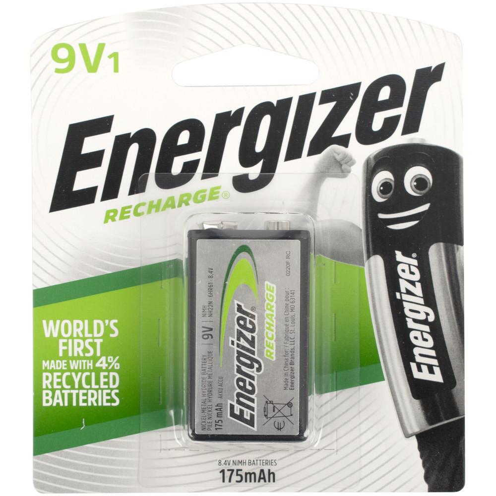Energizer Recharge: 9V - 1 Pack