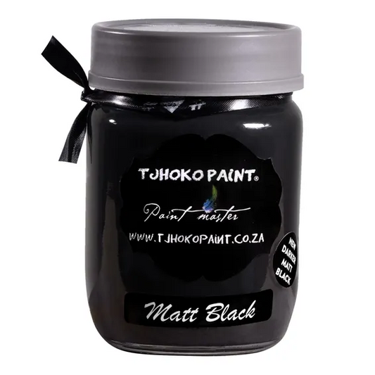 Tjhoko Paint Matt Black 250 ml