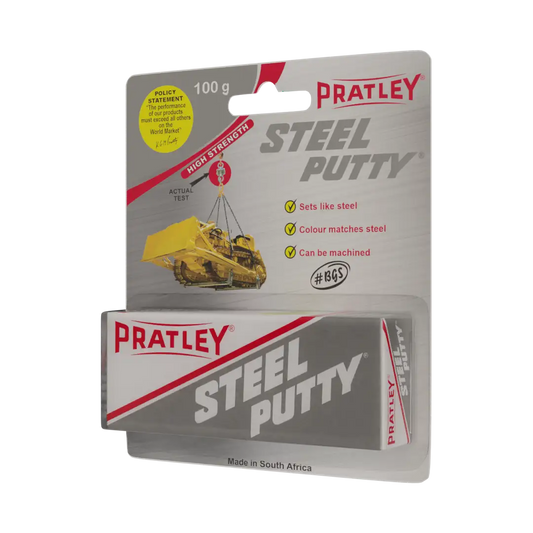 PRATLEY STEEL putty 100g (14136) Bubble pack