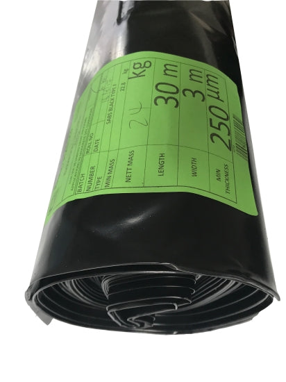 SABS Black 250mic x 3m p/m