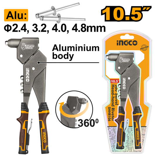 RIVETER HAND 360DEG SWIVEL