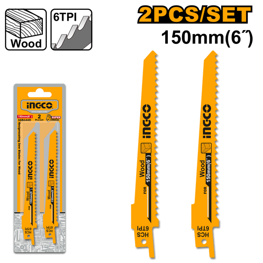 RECIPROCATING BLADES 2PC HCS WOOD CUTTING