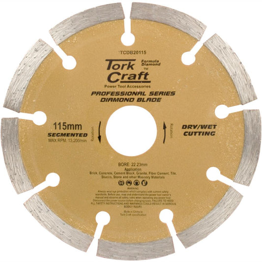 DIAMOND BLADE 115MM SEGMENTED PROFESIONAL
