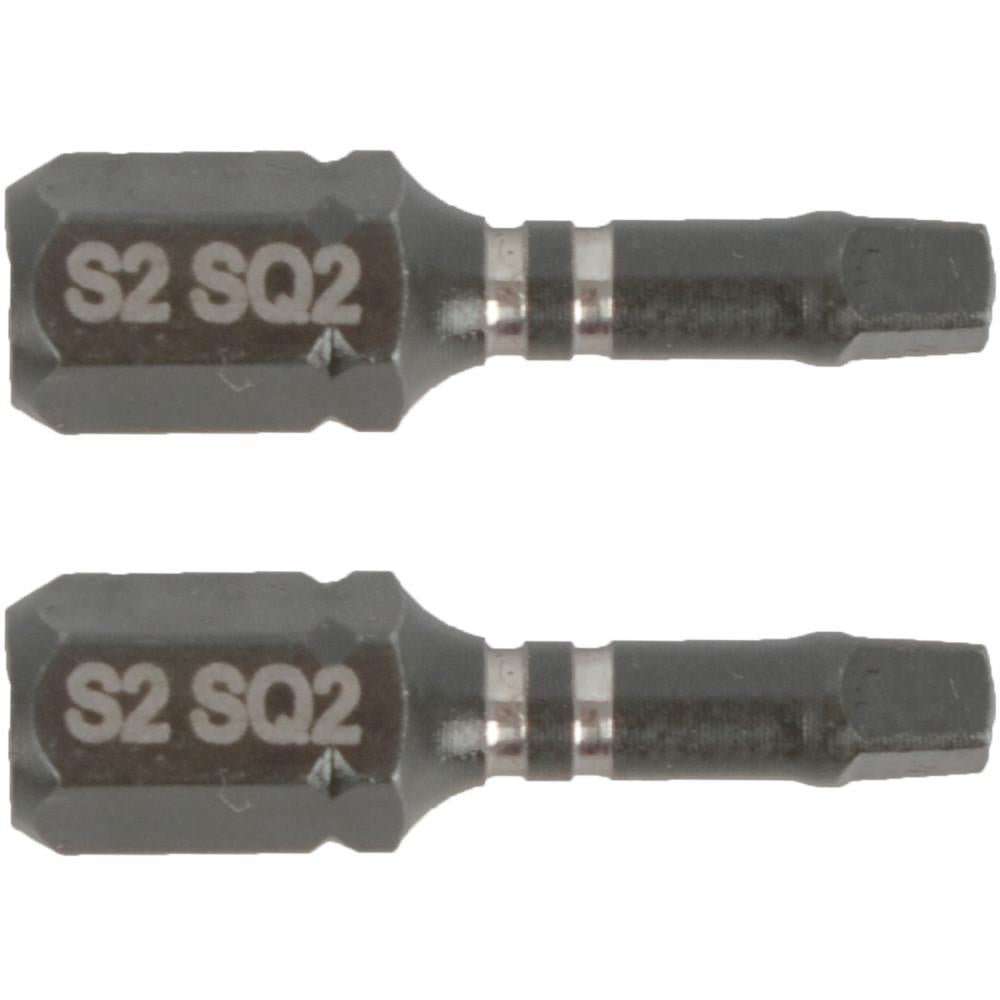 IMPACT SQUARE RECESS INS. BIT NO.2 X25MM 2/