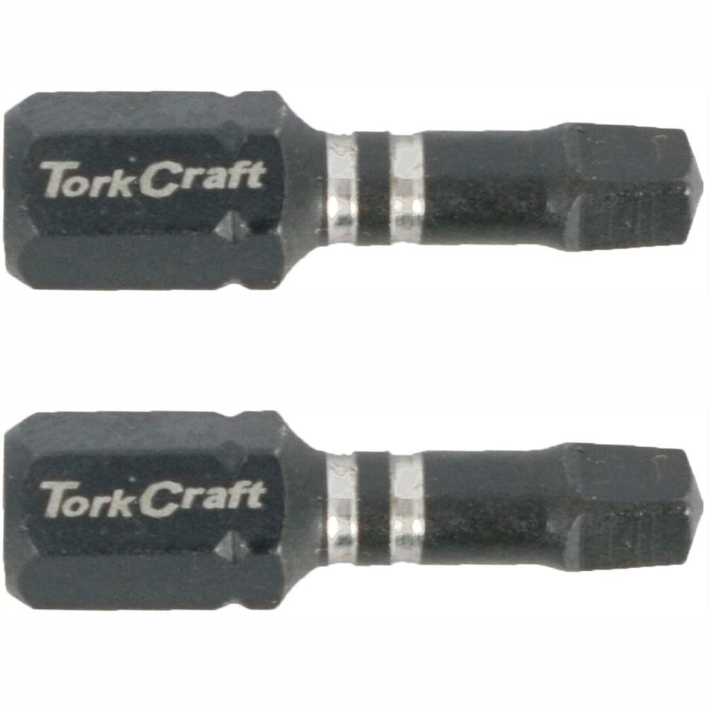 IMPACT SQUARE RECESS INS.BIT NO.3X25MM 2/CARD SQ3