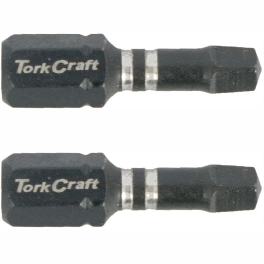 IMPACT SQUARE RECESS INS.BIT NO.3X25MM 2/CARD SQ3