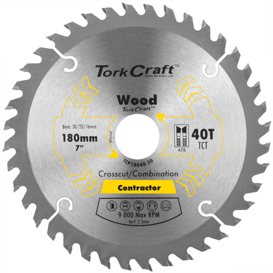 BLADE CONTRACTOR 180X40T 30/20/16