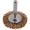WIRE WHEEL BRUSH 38MM X 6MM SHAFT BLISTER