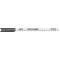 U-SHANK JIGSAW BLADE 20TPI FOR WOOD 1.4MM 2PC