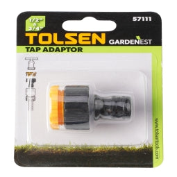Garden Tap Adaptor 1/2" + 3/4" TOLSEN