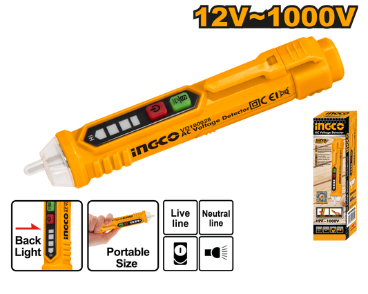 VOLTAGE DETECTOR AC 1000V NON CONTACT 2INC DISPLAY