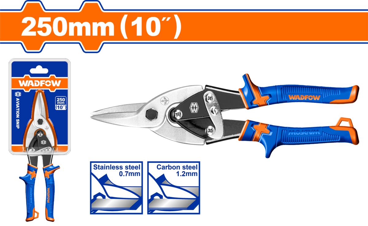 TIN SNIP AVIATION STRAIGHT 250MM