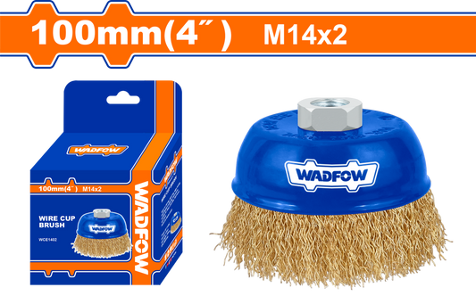 WIRE CUP BRUSH M14X2 100MM