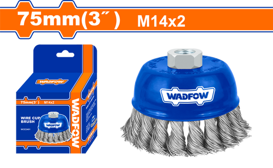 WIRE CUP BRUSH M14X2 75MM