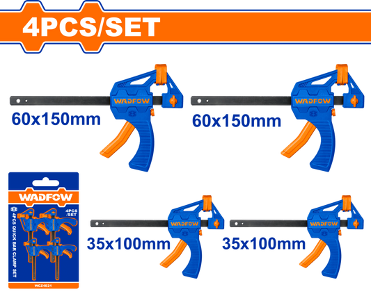CLAMP QUICK BAR SET 4 PCS