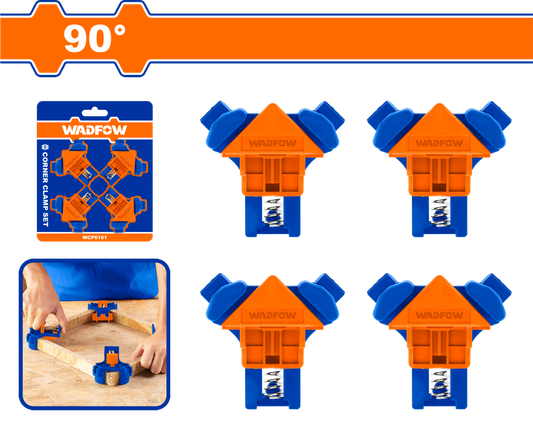 CLAMP CORNER SET 90DG 4PCS