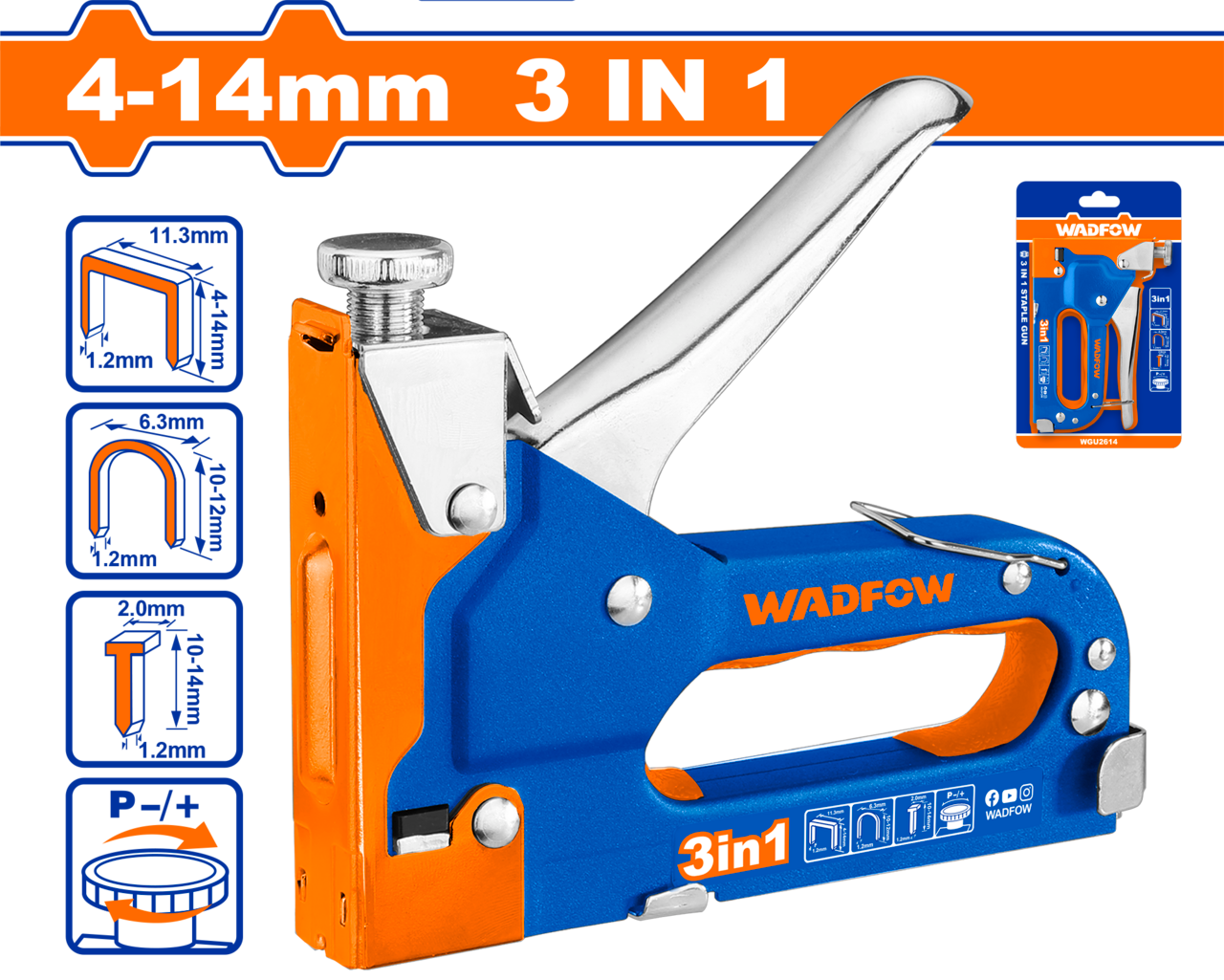 STAPLE GUN 3 IN 1