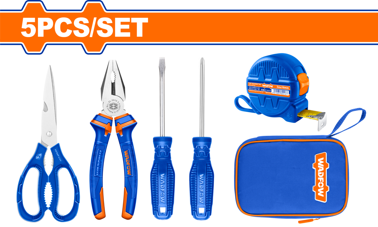 HAND TOOL SET + CASE 5PCS