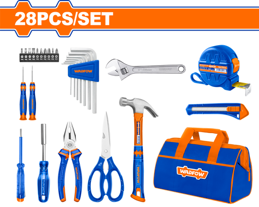 HAND TOOL SET + CANVAS BAG 28 PCS