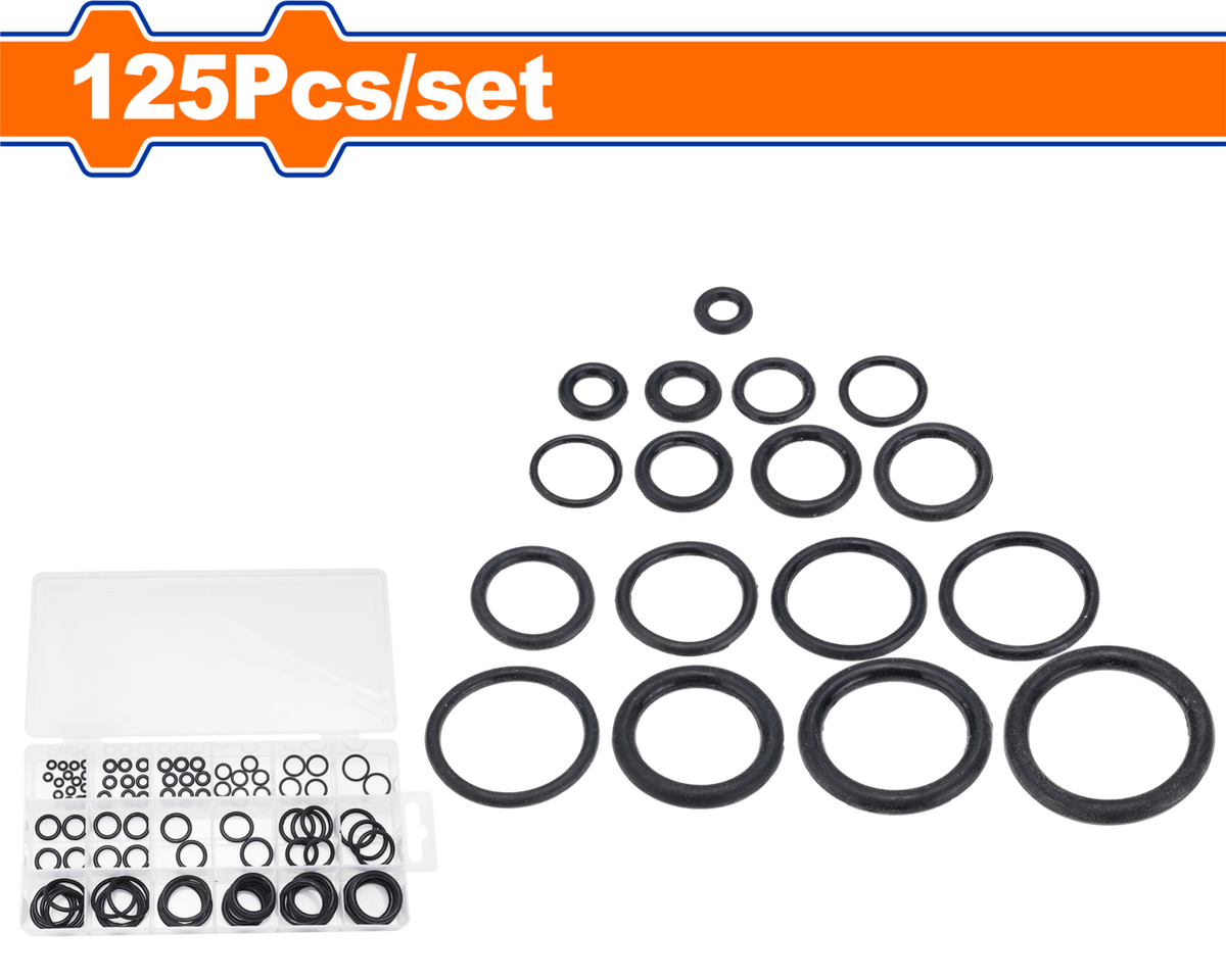 O-RING ASSORTMENT KIT 125PCS