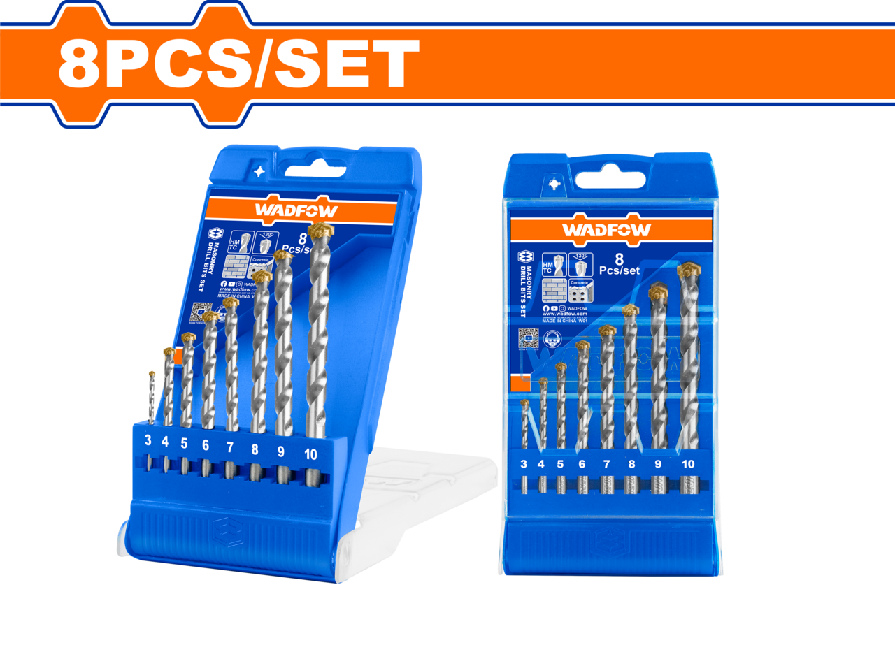 D/BIT MASONRY SET 8PCS – Jacks Build & Trade