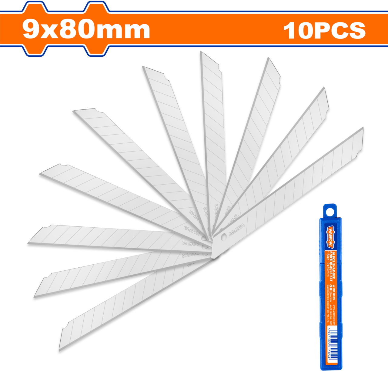 BLADE SET S/OFF 9X80MM 10PCS