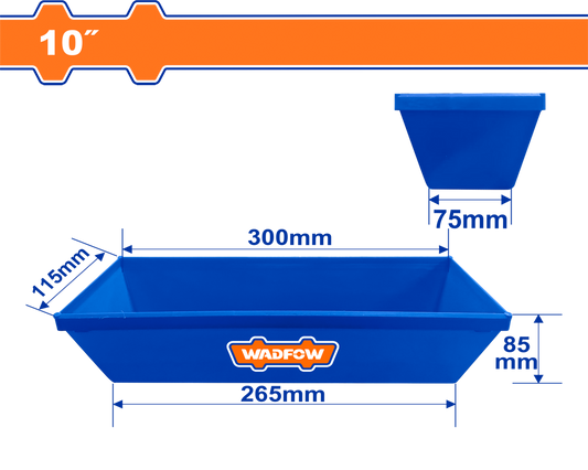 PLASTIC MUD PAN 250MM