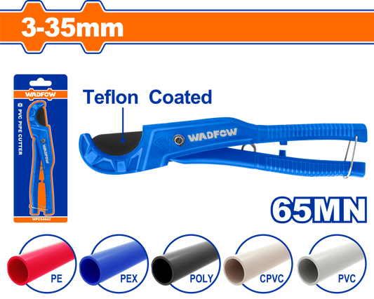 PIPE CUTTER PVC 3-35MM 65MN 207MM