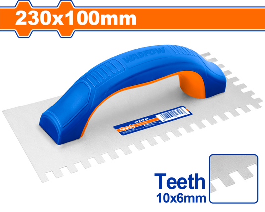 TROWEL PLASTER TEETH 10X6 CB 230X100MM