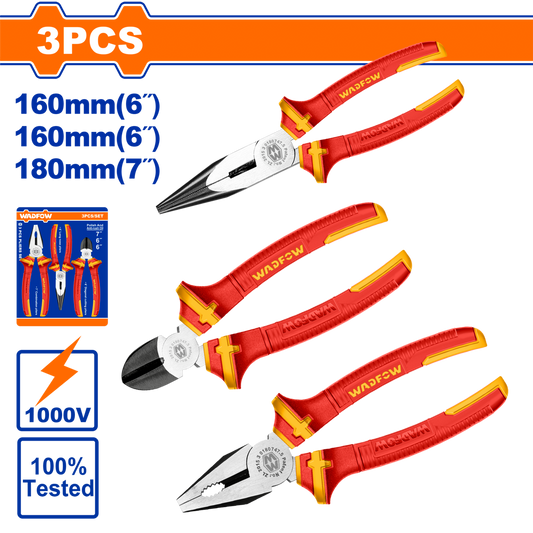 PLIER SET VDE 3PCS