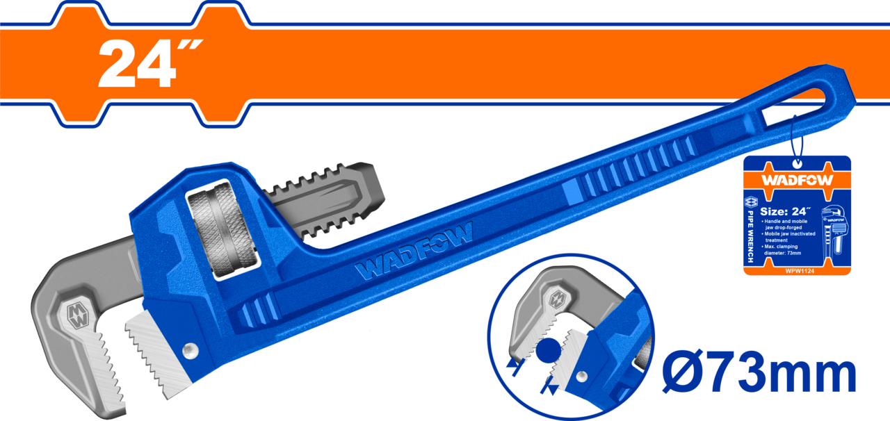 PIPE WRENCH 600MM