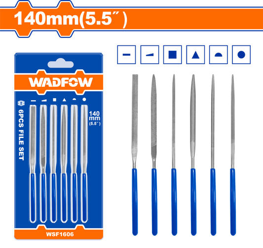 FILE SET 140MM 6PCS