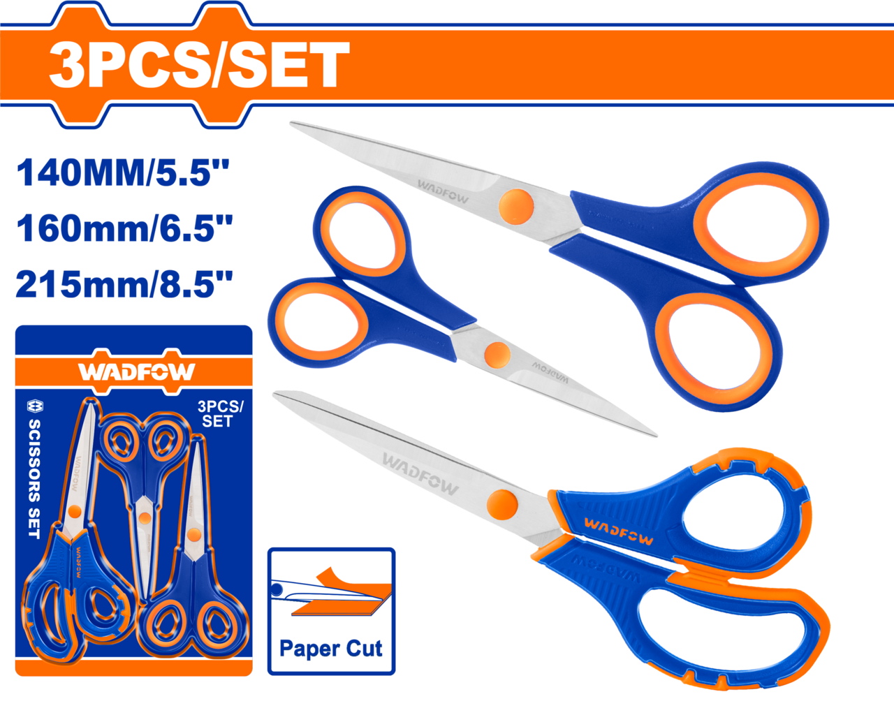 SCISSOR SET 3PCS