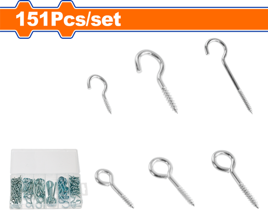SCREW&HOOK SET 151PCS