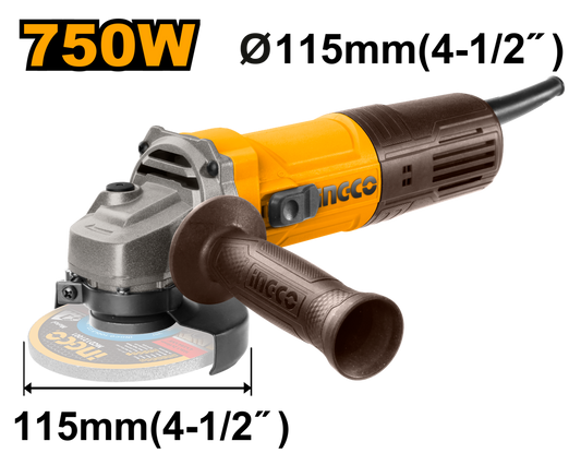 ANGLE GRINDER 750W 115MM NT