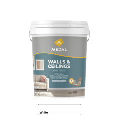 MD WALLS&CEILING ACR PVA WHITE 20L