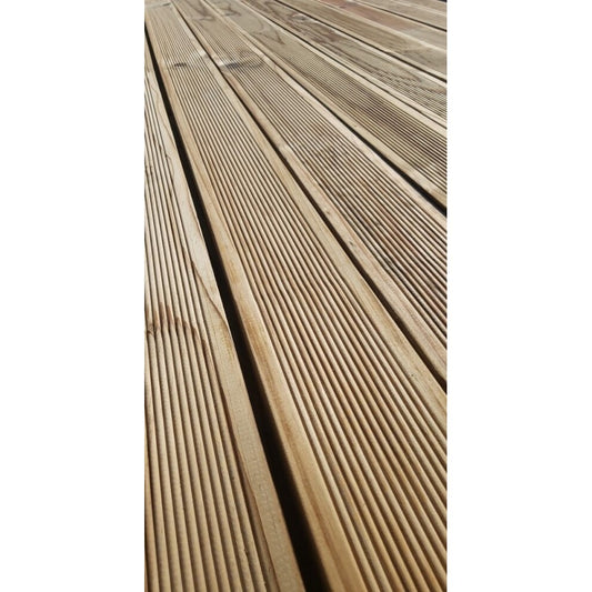 Reeded Decking Pine CCA Treated (H3) 021x102x04800 Treaded